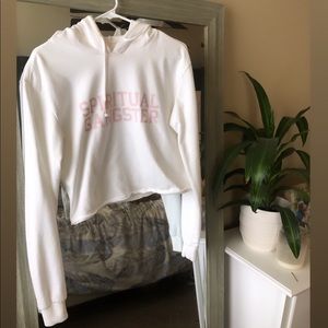 Spiritual gangster cropped jacket